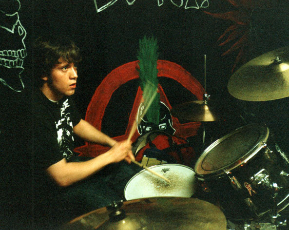sandro of IMMANUEL CUNT, born near dresden, here, live in mainz 2000
